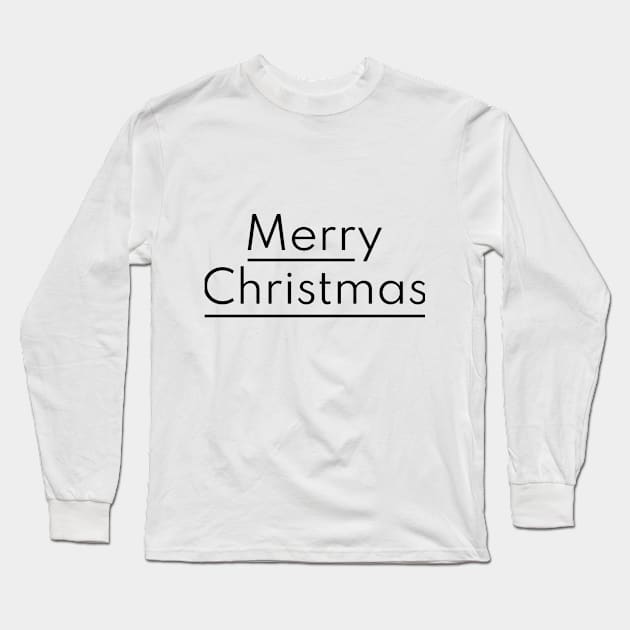 Merry Christmas Long Sleeve T-Shirt by dblaiya